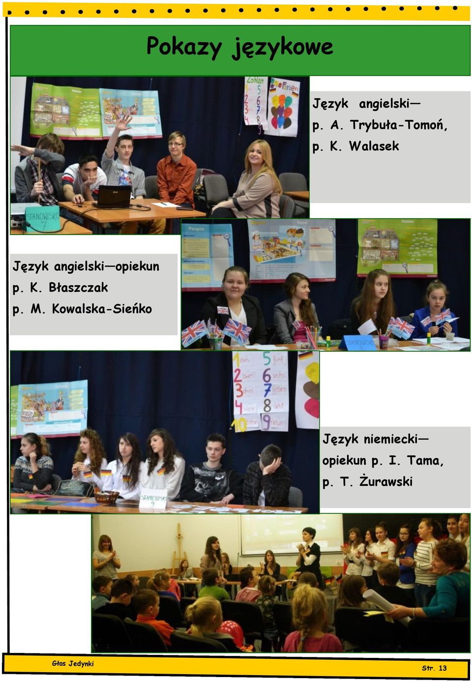 Walasek Język angielski opiekun p. K. Błaszczak p.