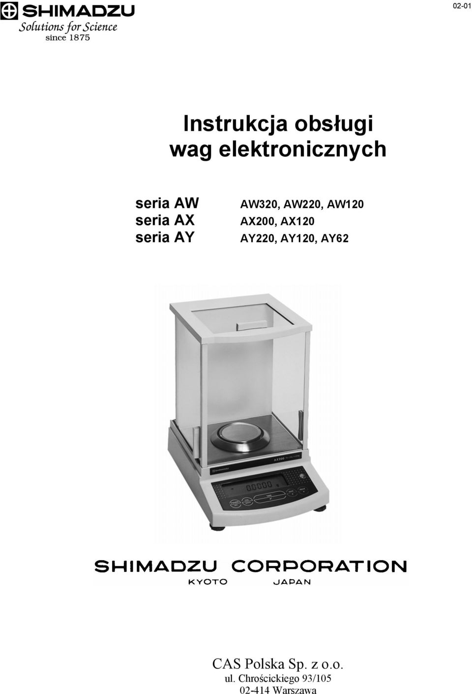 AX200, AX120 AY220, AY120, AY62 CAS Polska Sp.