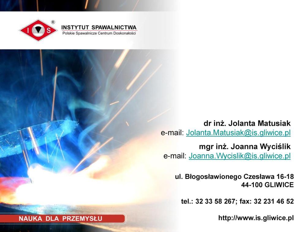 Wycislik@is.gliwice.pl ul.
