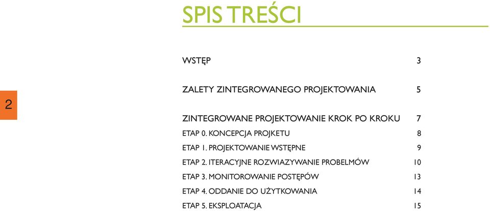 PROJEKTOWANIE WSTĘPNE 9 ETAP 2.