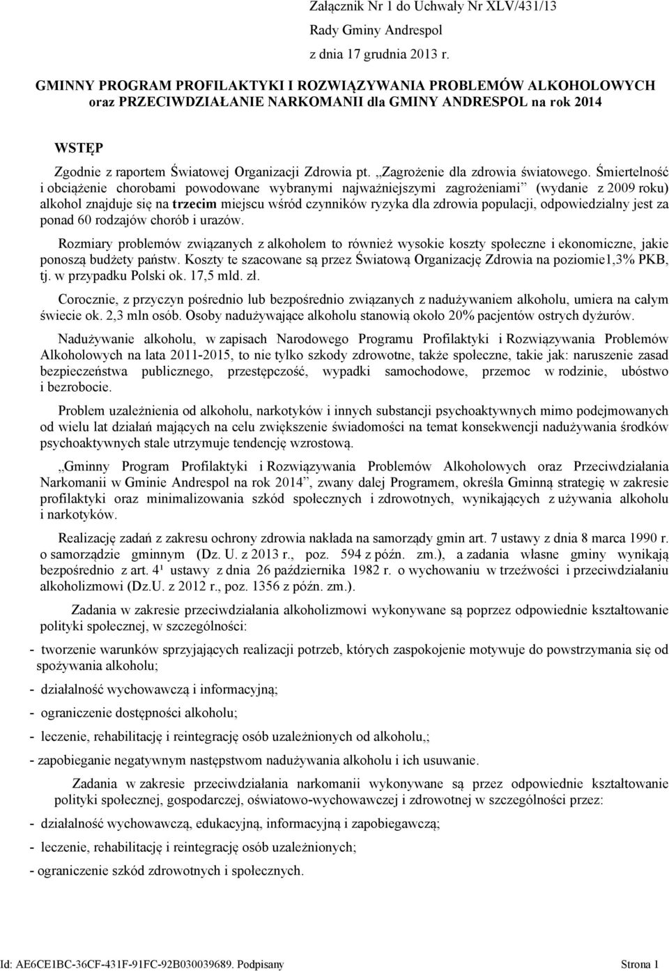 Zagrożenie dla zdrowia światowego.