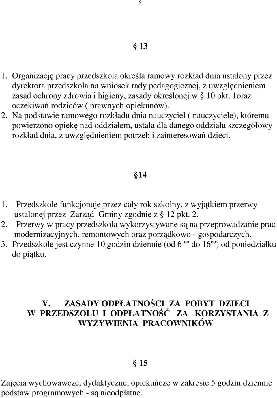 pkt. 1oraz oczekiwań rodziców ( prawnych opiekunów). 2.