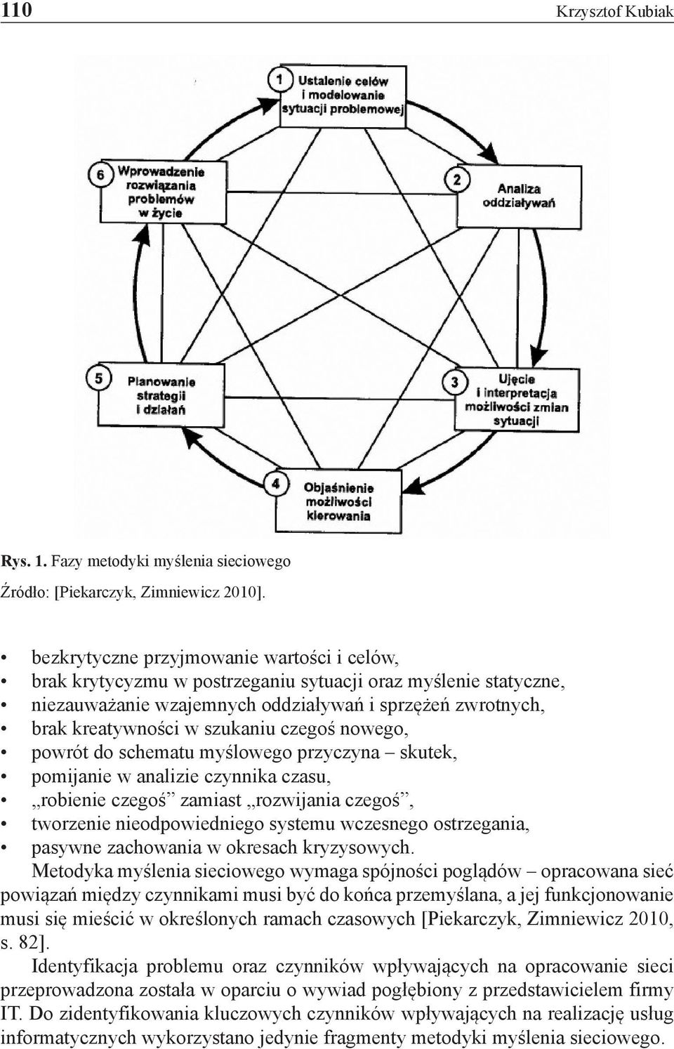 czegoś nowego, powrót do schematu myślowego przyczyna skutek, pomijanie w analizie czynnika czasu, robienie czegoś zamiast rozwijania czegoś, tworzenie nieodpowiedniego systemu wczesnego ostrzegania,