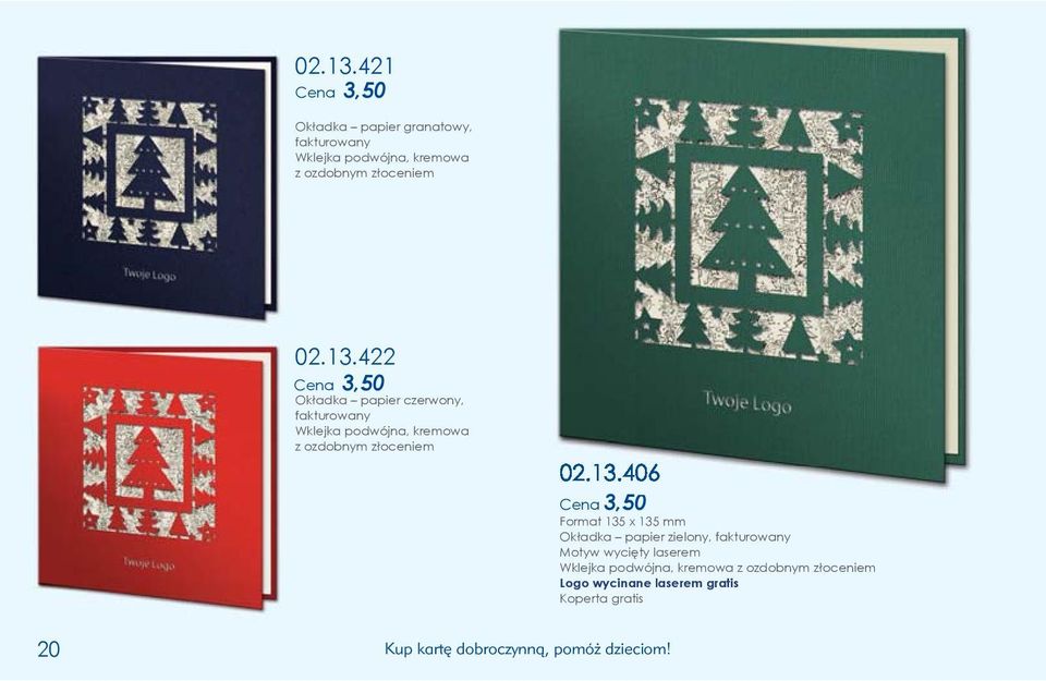422 Cena 3,50 Okładka papier czerwony, z ozdobnym złoceniem 406
