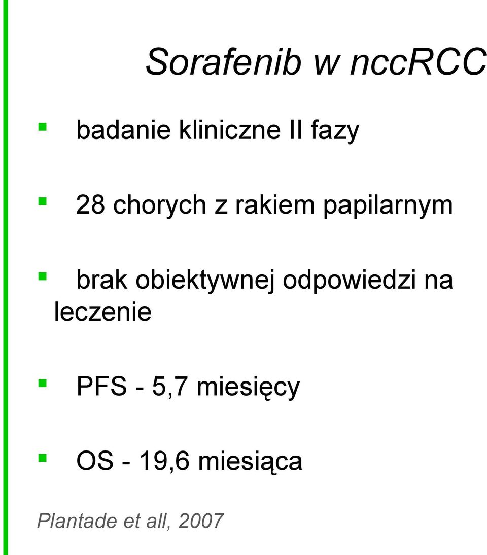 obiektywnej odpowiedzi na leczenie PFS -