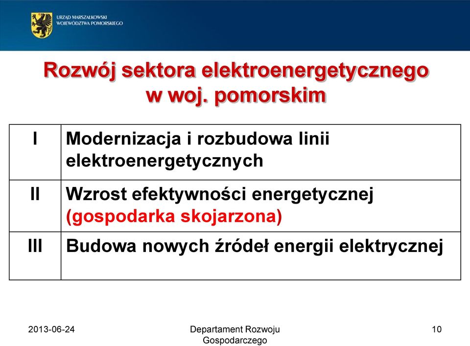 elektroenergetycznych Wzrost efektywności