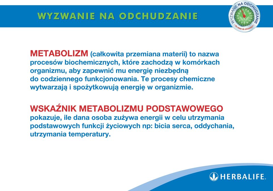 Te procesy chemiczne wytwarzają i spożytkowują energię w organizmie.