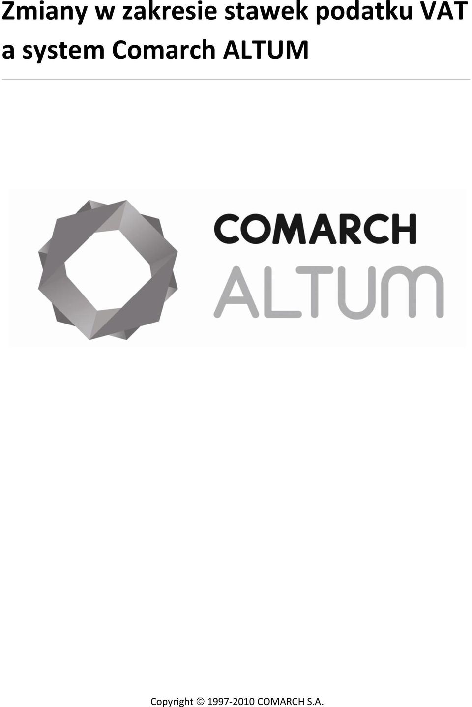 system Comarch ALTUM