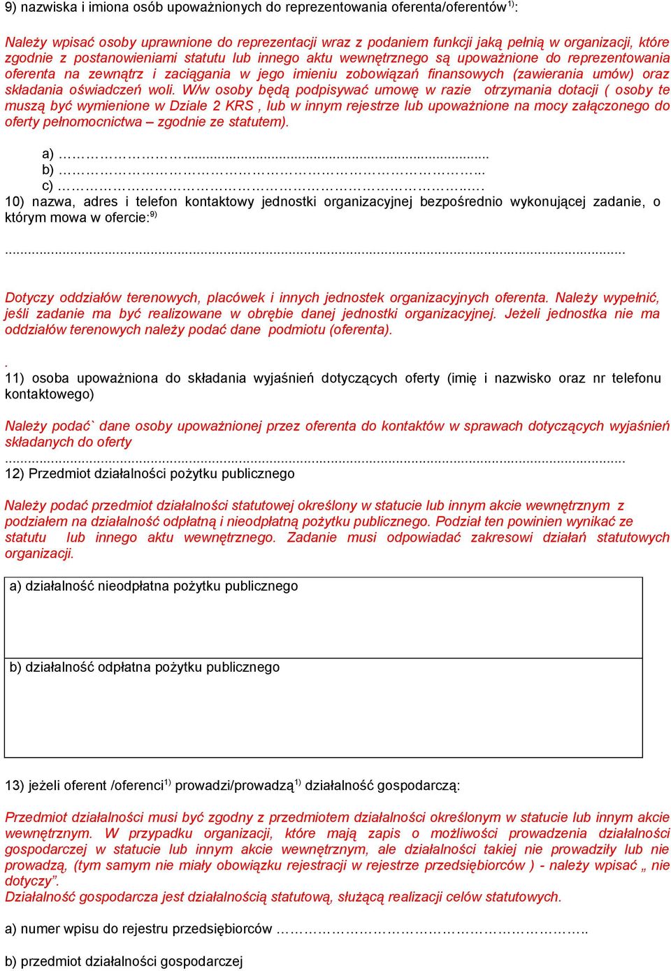 oświadczeń woli.