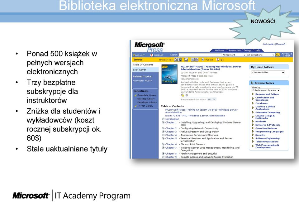 bezpłatne subskrypcje dla instruktorów Zniżka dla