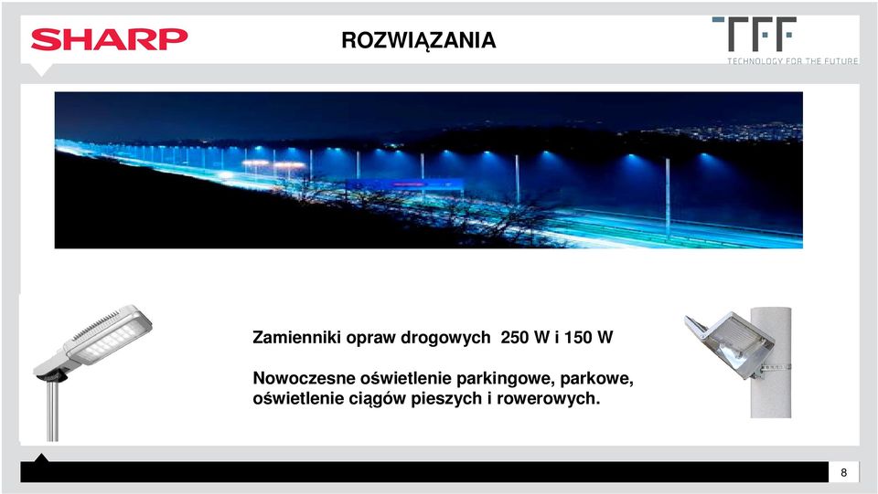 oświetlenie parkingowe, parkowe,