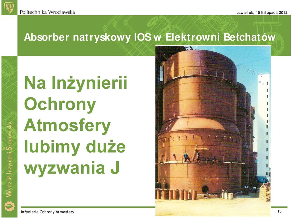 Inżynierii Ochrony Atmosfery