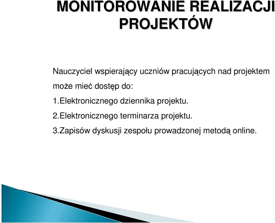 Elektronicznego dziennika projektu. 2.