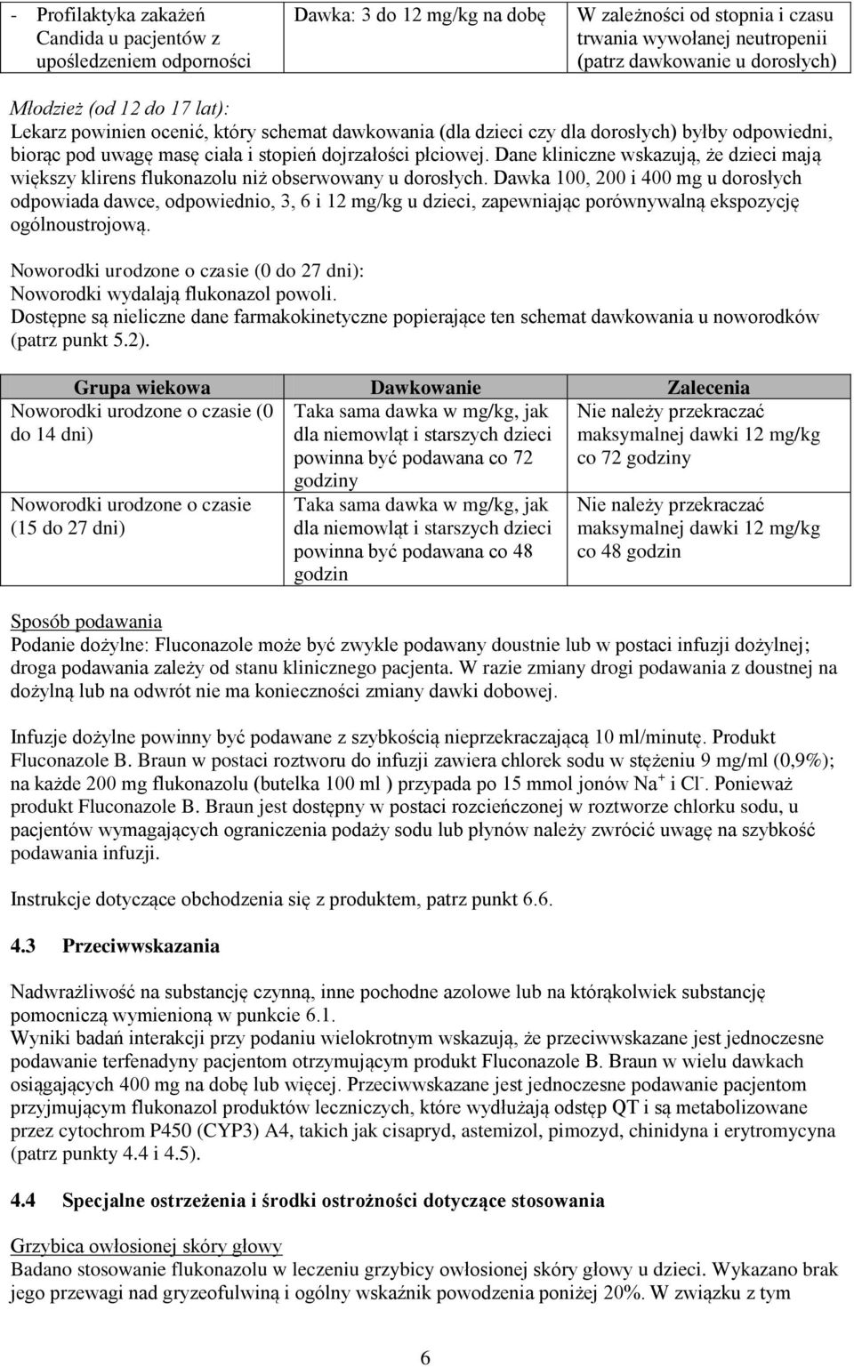 Dane kliniczne wskazują, że dzieci mają większy klirens flukonazolu niż obserwowany u dorosłych.