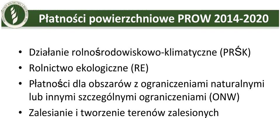 Płatności dla obszarów z ograniczeniami naturalnymi lub innymi