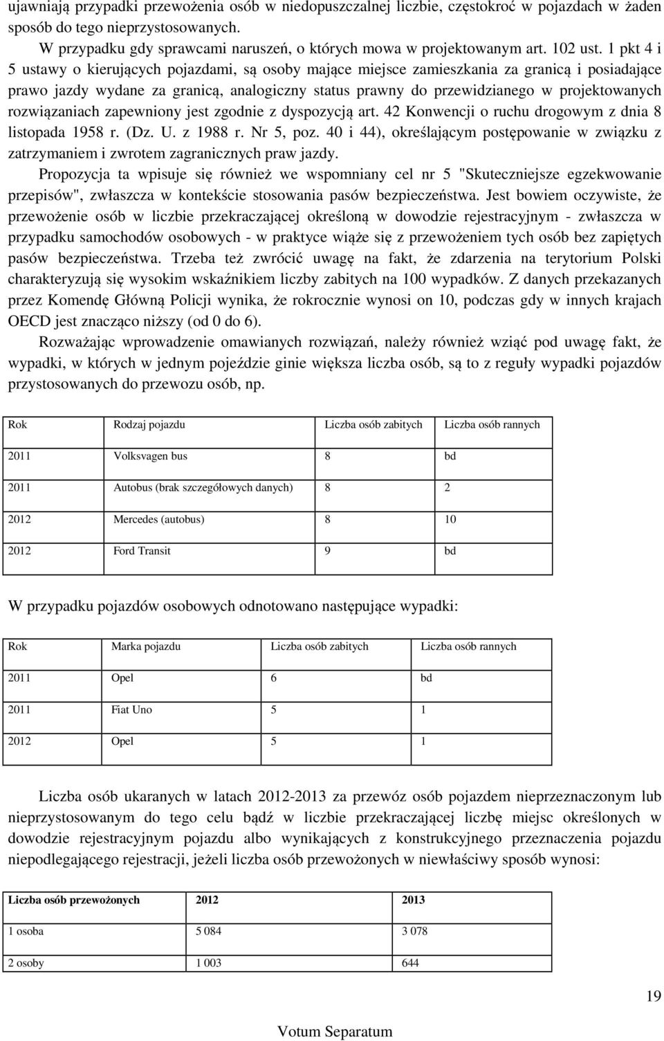 1 pkt 4 i 5 ustawy o kierujących pojazdami, są osoby mające miejsce zamieszkania za granicą i posiadające prawo jazdy wydane za granicą, analogiczny status prawny do przewidzianego w projektowanych