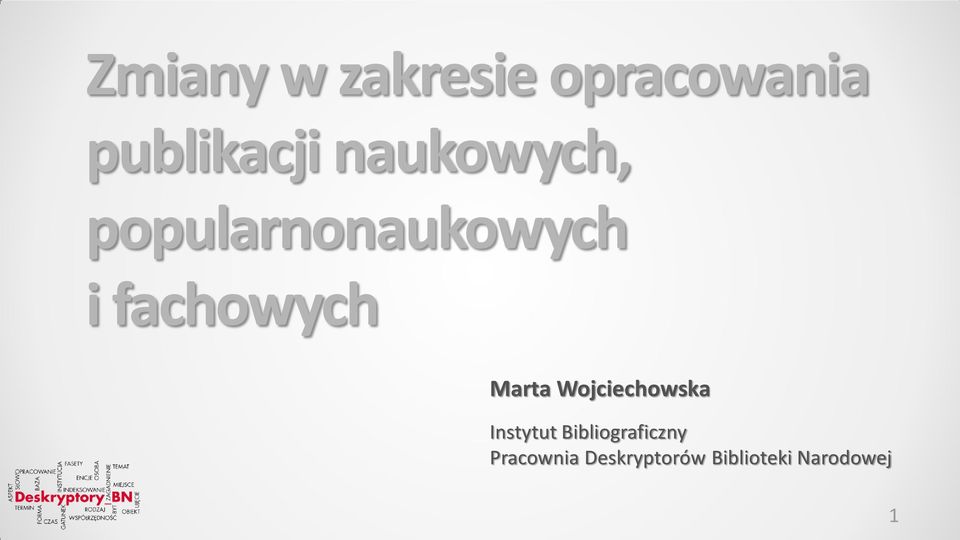 Marta Wojciechowska Instytut