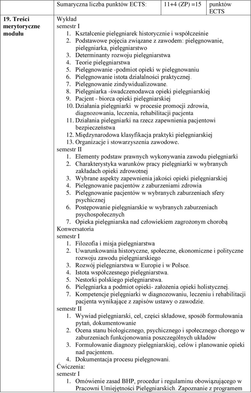 Pielęgnowanie istota działalności praktycznej. 7. Pielęgnowanie zindywidualizowane. 8. Pielęgniarka -śwadczenodawca opieki pielęgniarskiej 9. Pacjent - biorca opieki pielęgniarskiej 10.