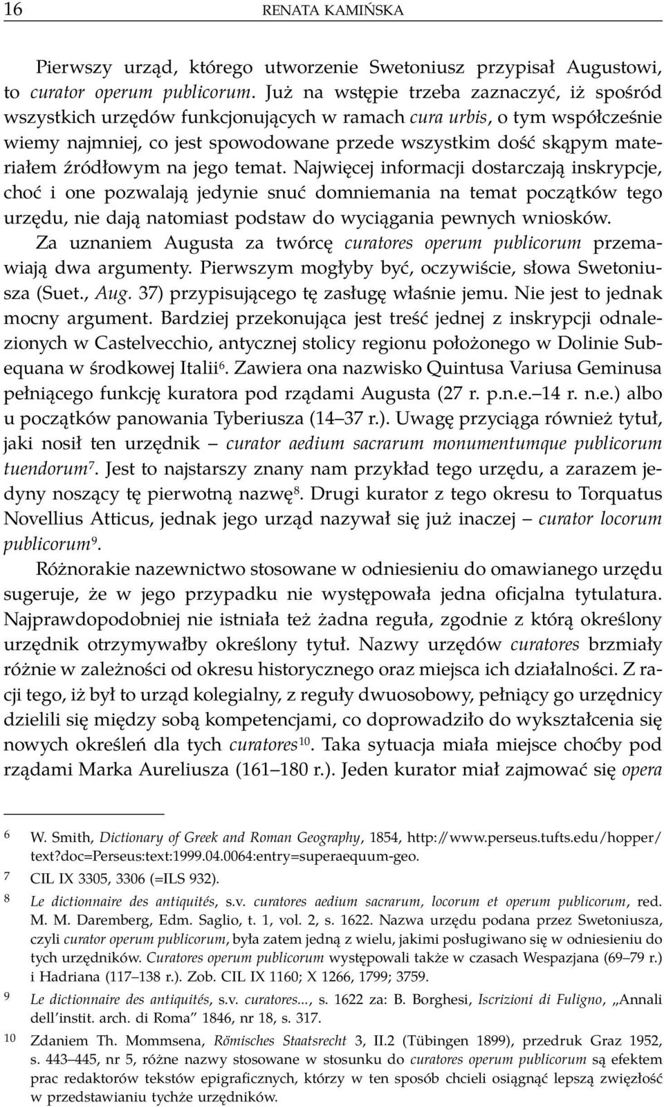 źródłowym na jego temat.