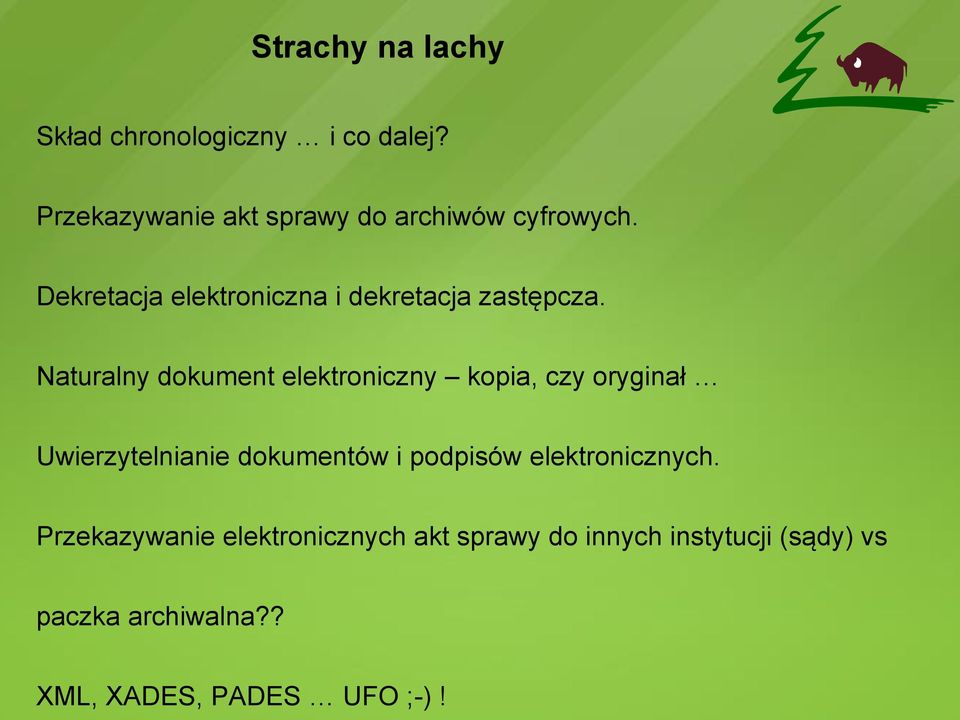Dekretacja elektroniczna i dekretacja zastępcza.