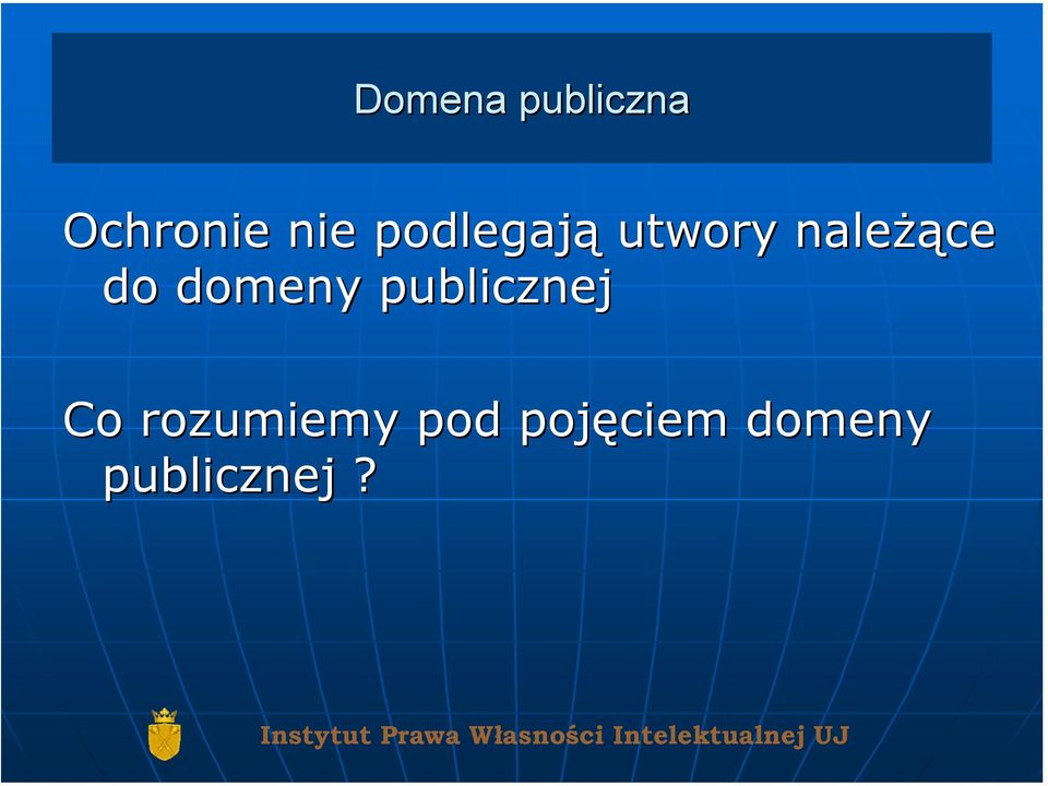 do domeny publicznej Co