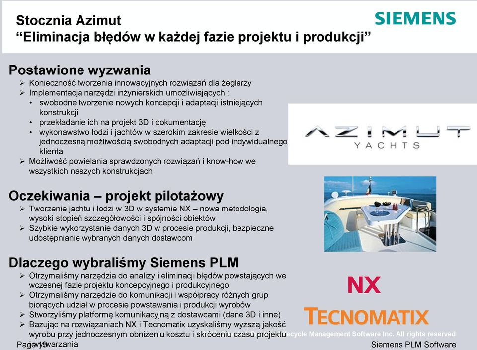 jednoczesną możliwością swobodnych adaptacji pod indywidualnego klienta Możliwość powielania sprawdzonych rozwiązań i know-how we wszystkich naszych konstrukcjach Oczekiwania projekt pilotażowy