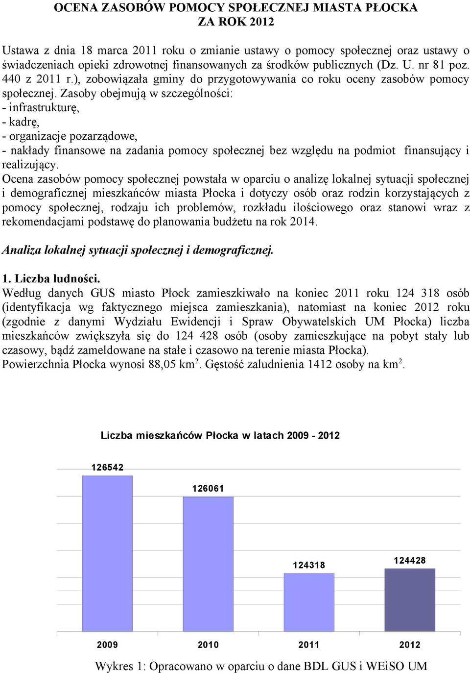 Zasoby obejmują w szczególności: - infrastrukturę, - kadrę, - organizacje pozarządowe, - nakłady finansowe na zadania pomocy społecznej bez względu na podmiot finansujący i realizujący.