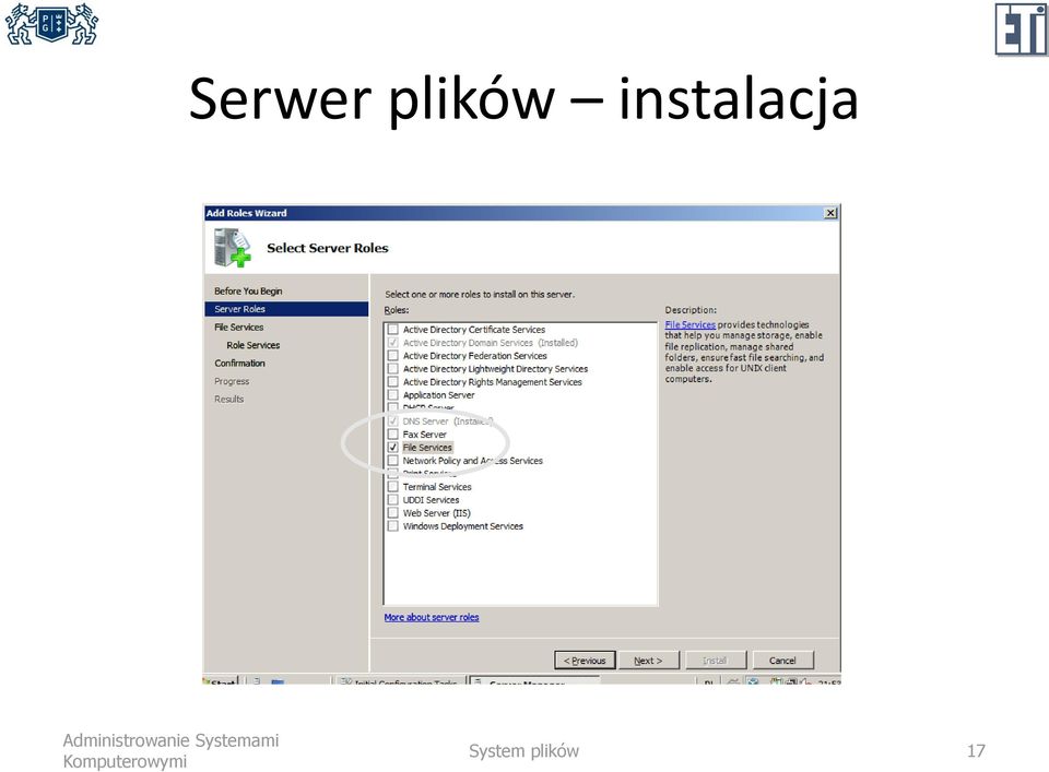 instalacja