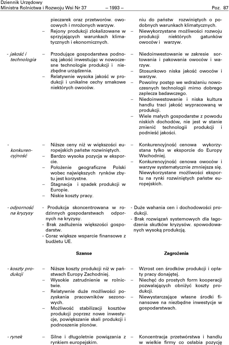 - jako i technologia Przodujce gospodarstwa podnosz jako inwestujc w nowoczesne technologie produkcji i niezbdne urzdzenia.