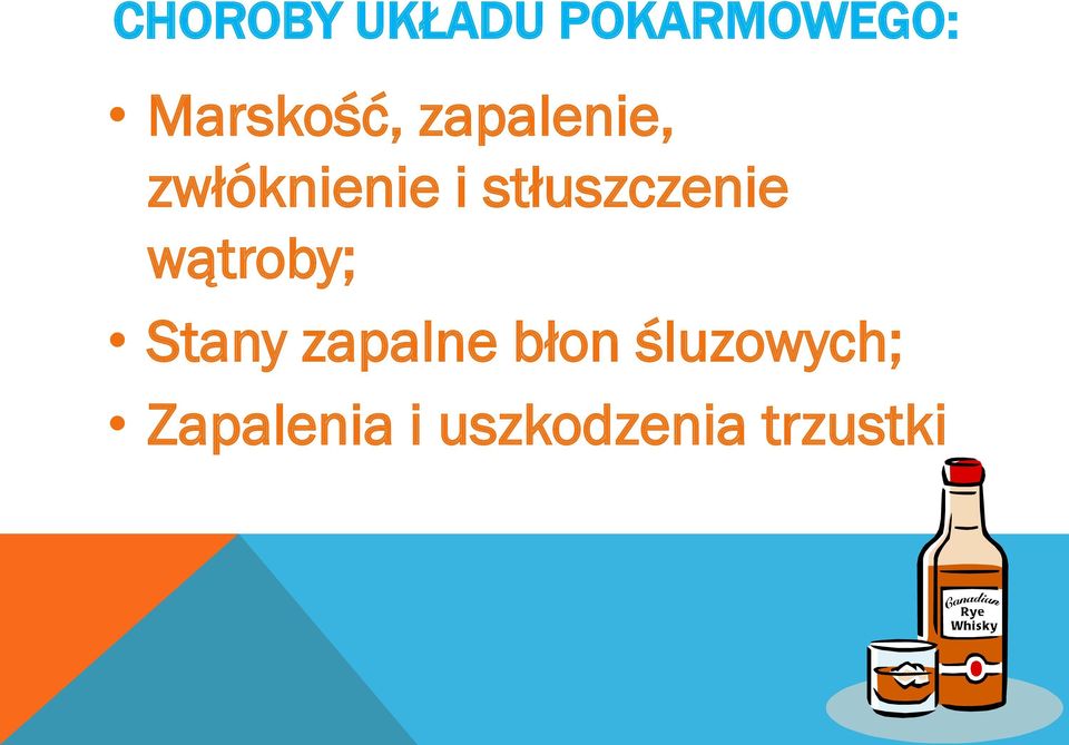 stłuszczenie wątroby; Stany zapalne