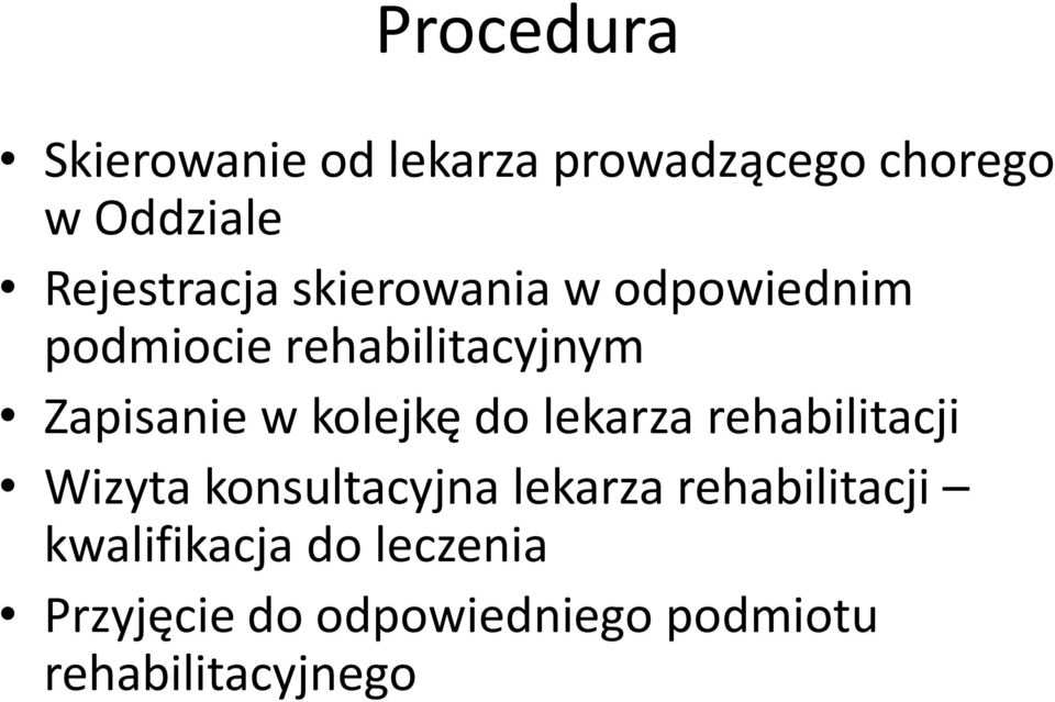 Zapisanie w kolejkę do lekarza rehabilitacji Wizyta konsultacyjna lekarza