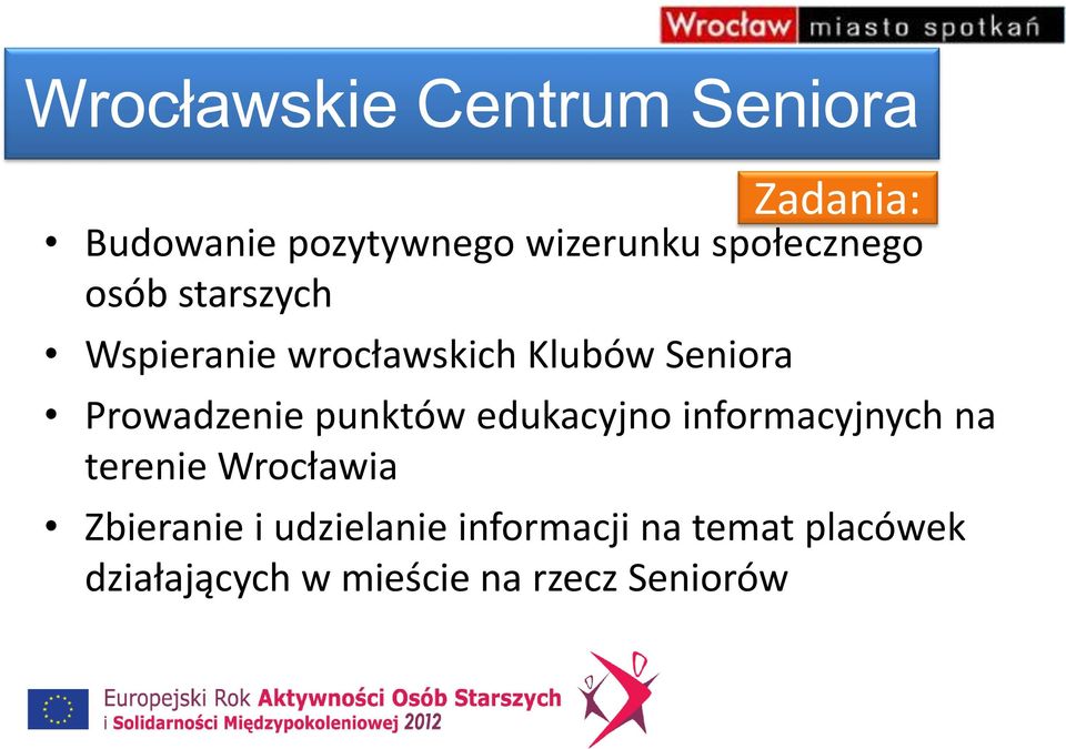 Prowadzenie punktów edukacyjno informacyjnych na terenie Wrocławia