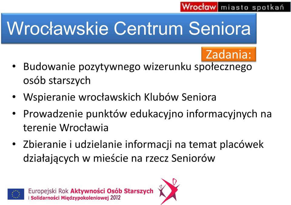Prowadzenie punktów edukacyjno informacyjnych na terenie Wrocławia