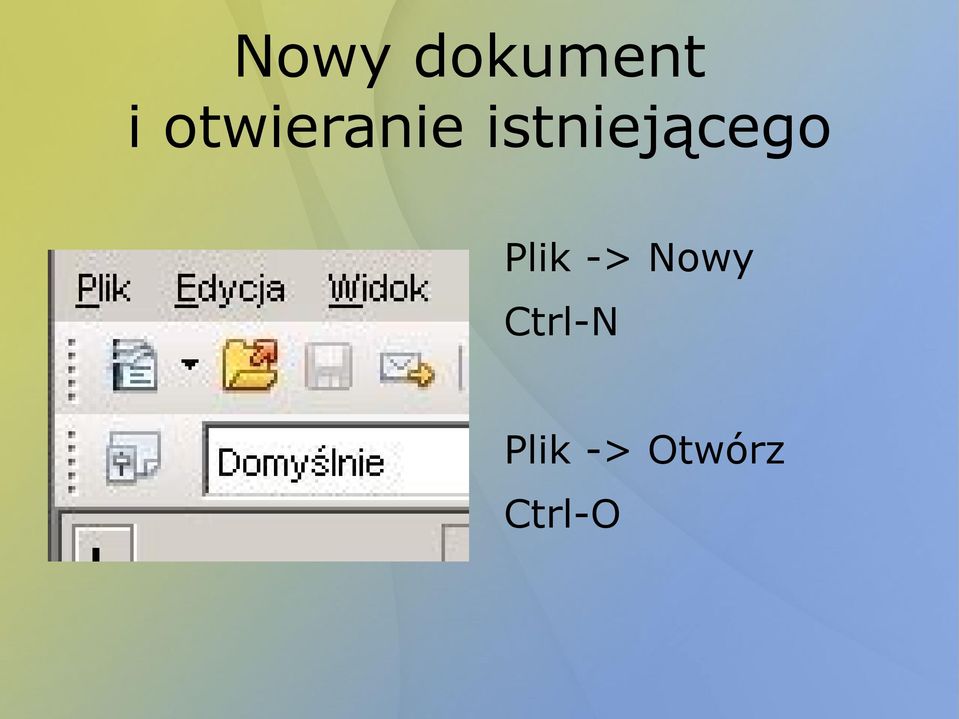 istniejącego Plik ->