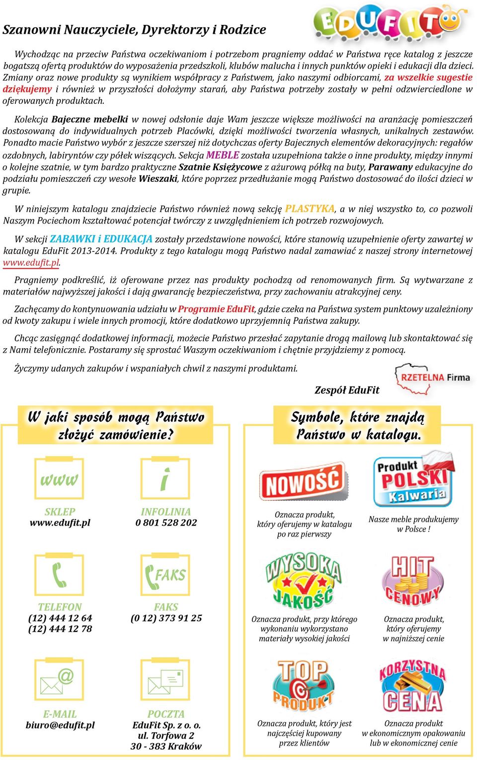 Symbole, które znajdą Państwo w katalogu. W jaki sposób mogą Państwo złożyć  zamówienie? Szanowni Nauczyciele, Dyrektorzy i Rodzice. - PDF Free Download