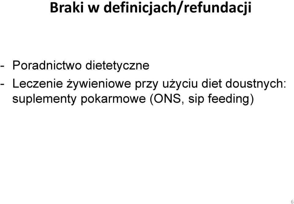 żywieniowe przy użyciu diet