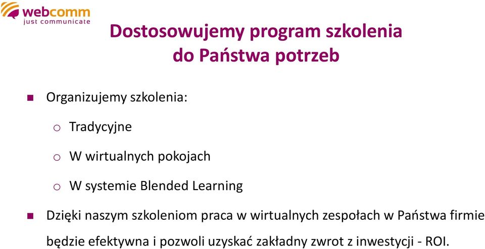 Learning Dzięki naszym szkoleniom praca w wirtualnych zespołach w