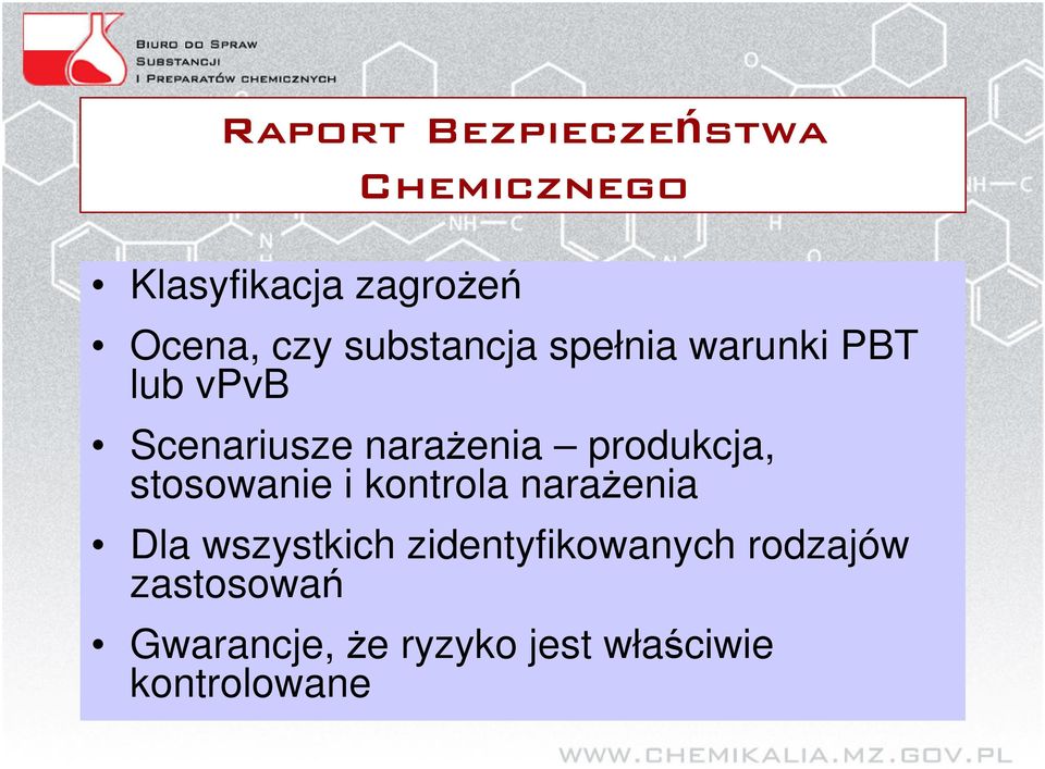 stosowanie i kontrola naraenia Dla wszystkich