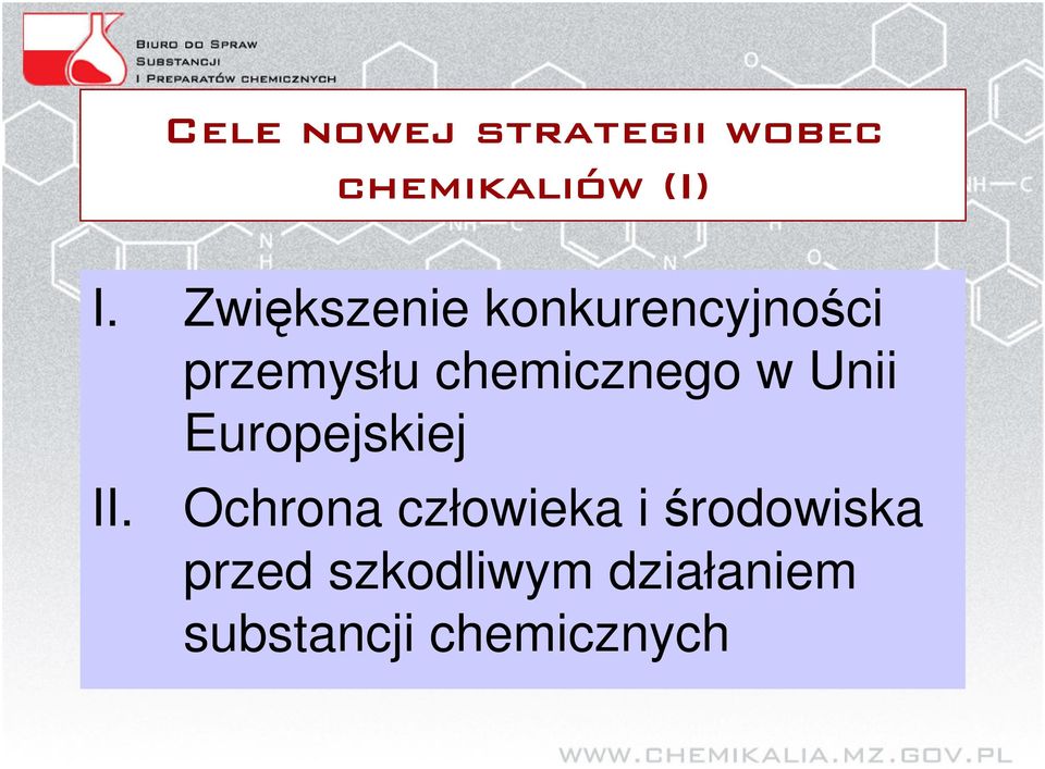 chemicznego w Unii Europejskiej II.