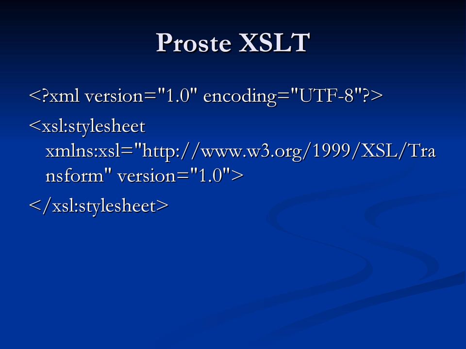 > <xsl:stylesheet