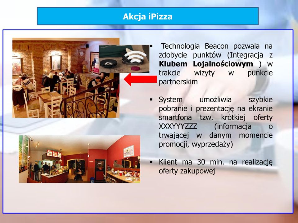 pobranie i prezentację na ekranie smartfona tzw.