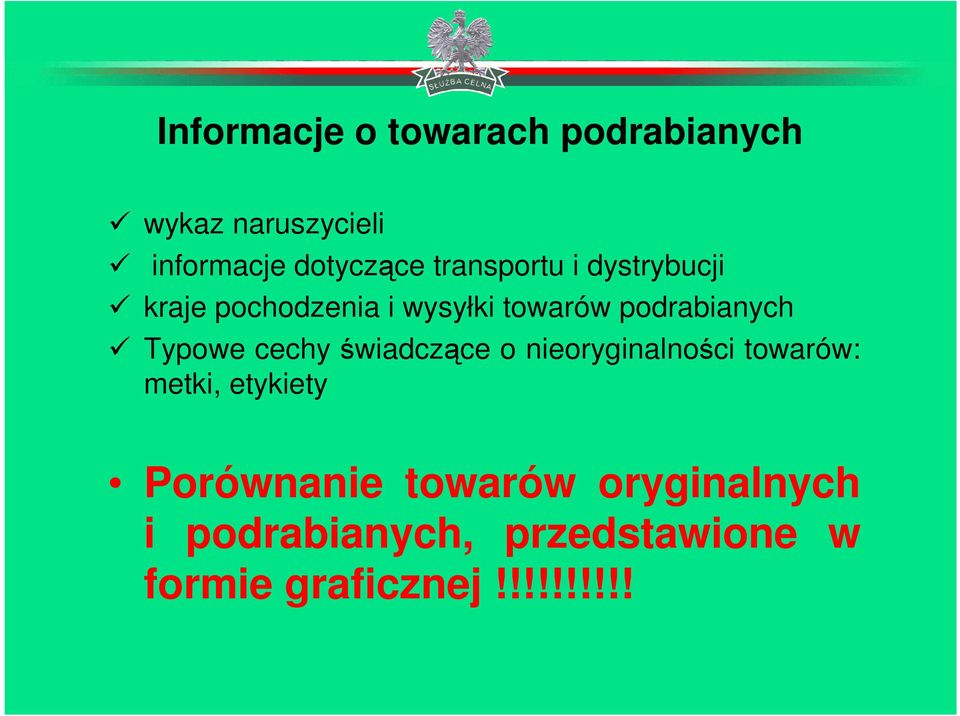 Typowe cechy świadczące o nieoryginalności towarów: metki, etykiety