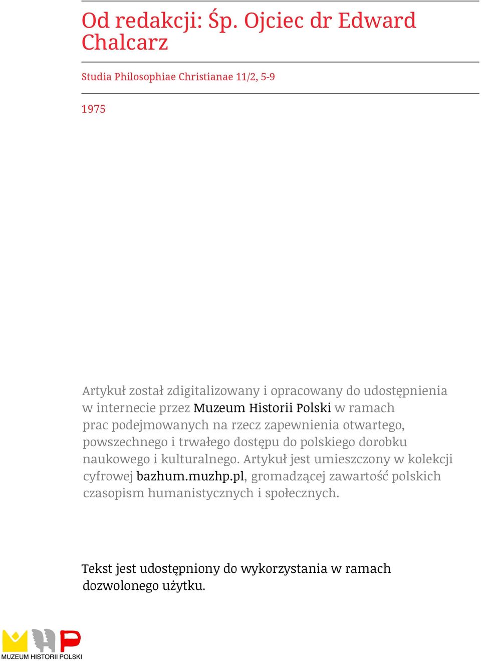 Chalcarz Studia
