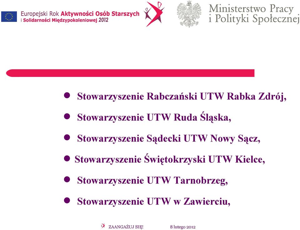 Sądecki UTW Nowy Sącz, Stowarzyszenie Świętokrzyski