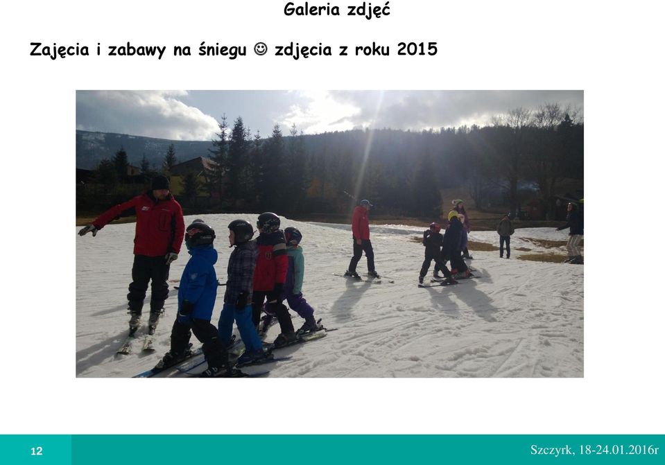 zabawy na niegu