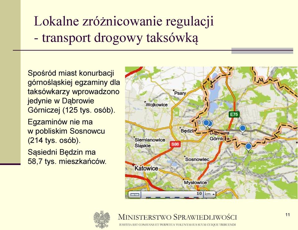 jedynie w Dąbrowie Górniczej (125 tys. osób).