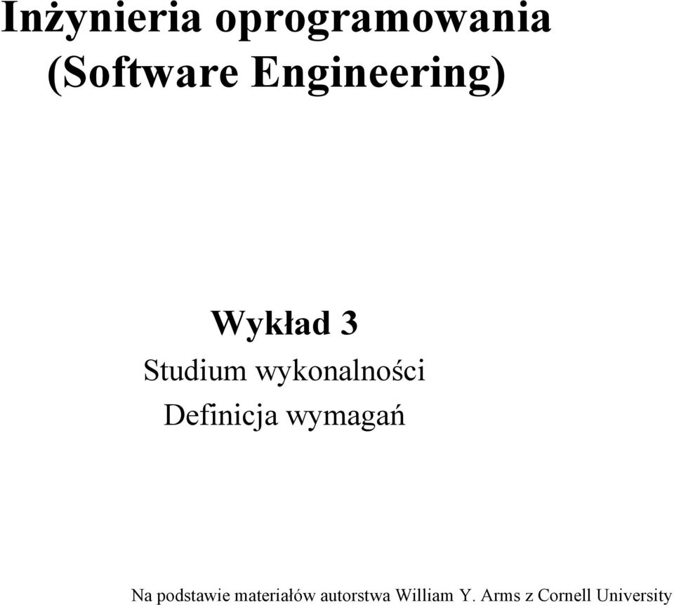 (Software Engineering)