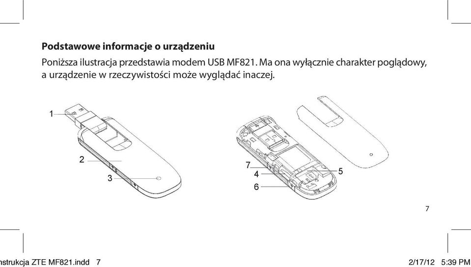 Ma ona wyłącznie charakter poglądowy, a urządzenie w