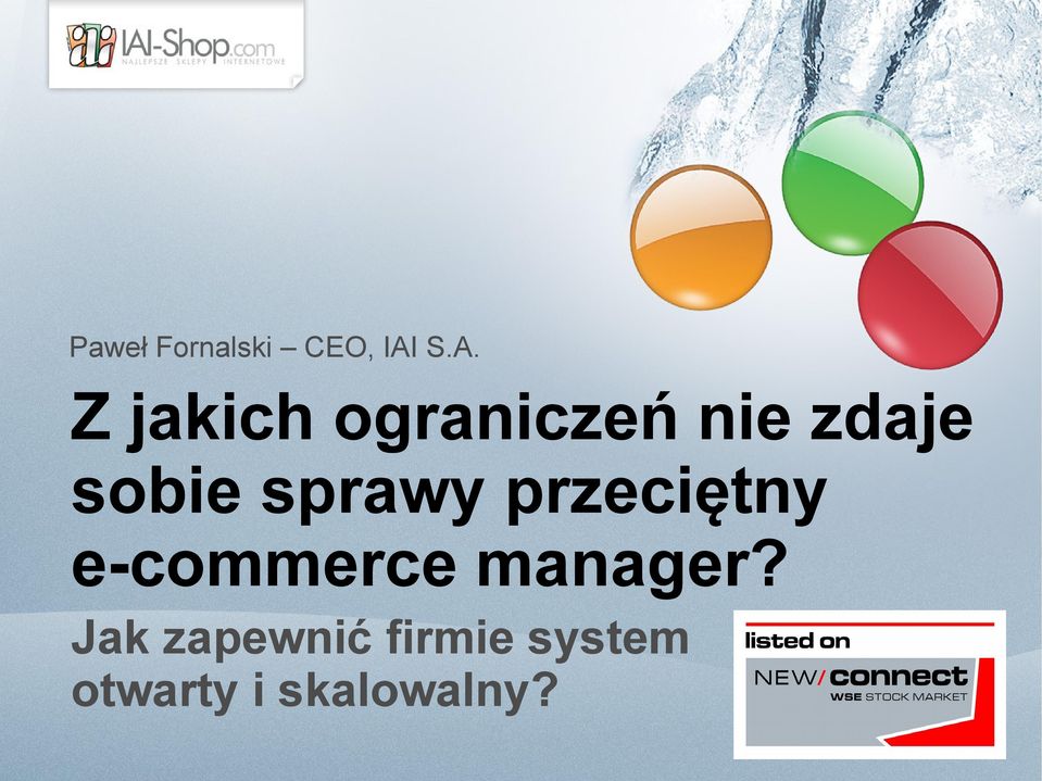 sobie sprawy przeciętny e-commerce