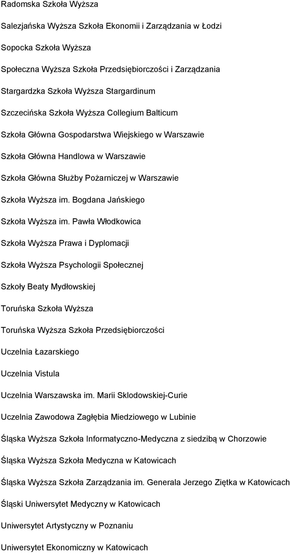 Bogdana Jańskiego Szkoła Wyższa im.
